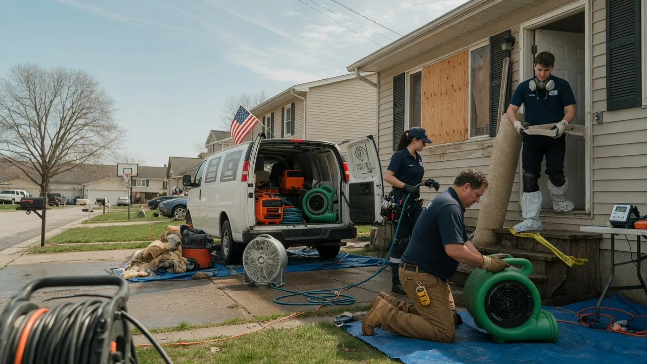 Water Damage Restoration in Dallas, SD near me